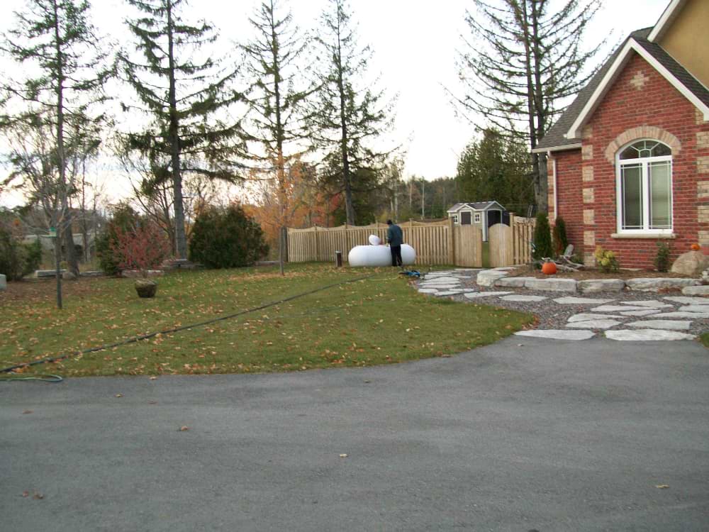 residential propane tank